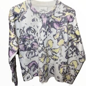 3.1 Phillip Lim Abstract Daisy Pullover floral Small